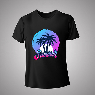 Summer T Shirt Design ocean