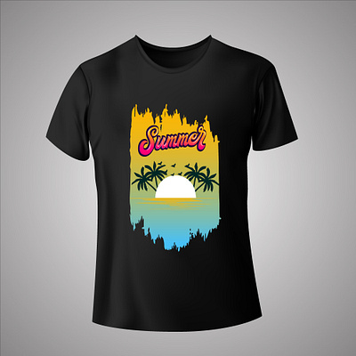 Summer T shirt Design ocean