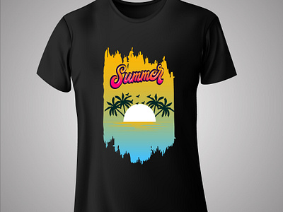 Summer T shirt Design ocean