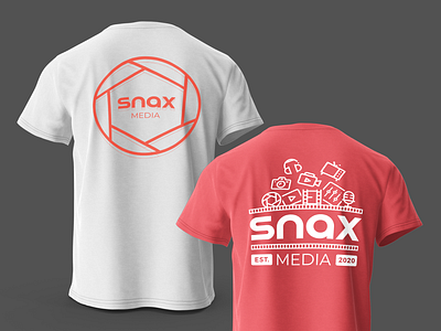 T-Shirt Designs - SNAX Media agency crew neck graphic tee graphic tshirt grey photo red t shirt tshirt tshirt graphics video