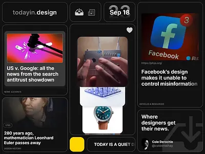 Sep 18, 2023 bento design motion graphics newsletter ui ux