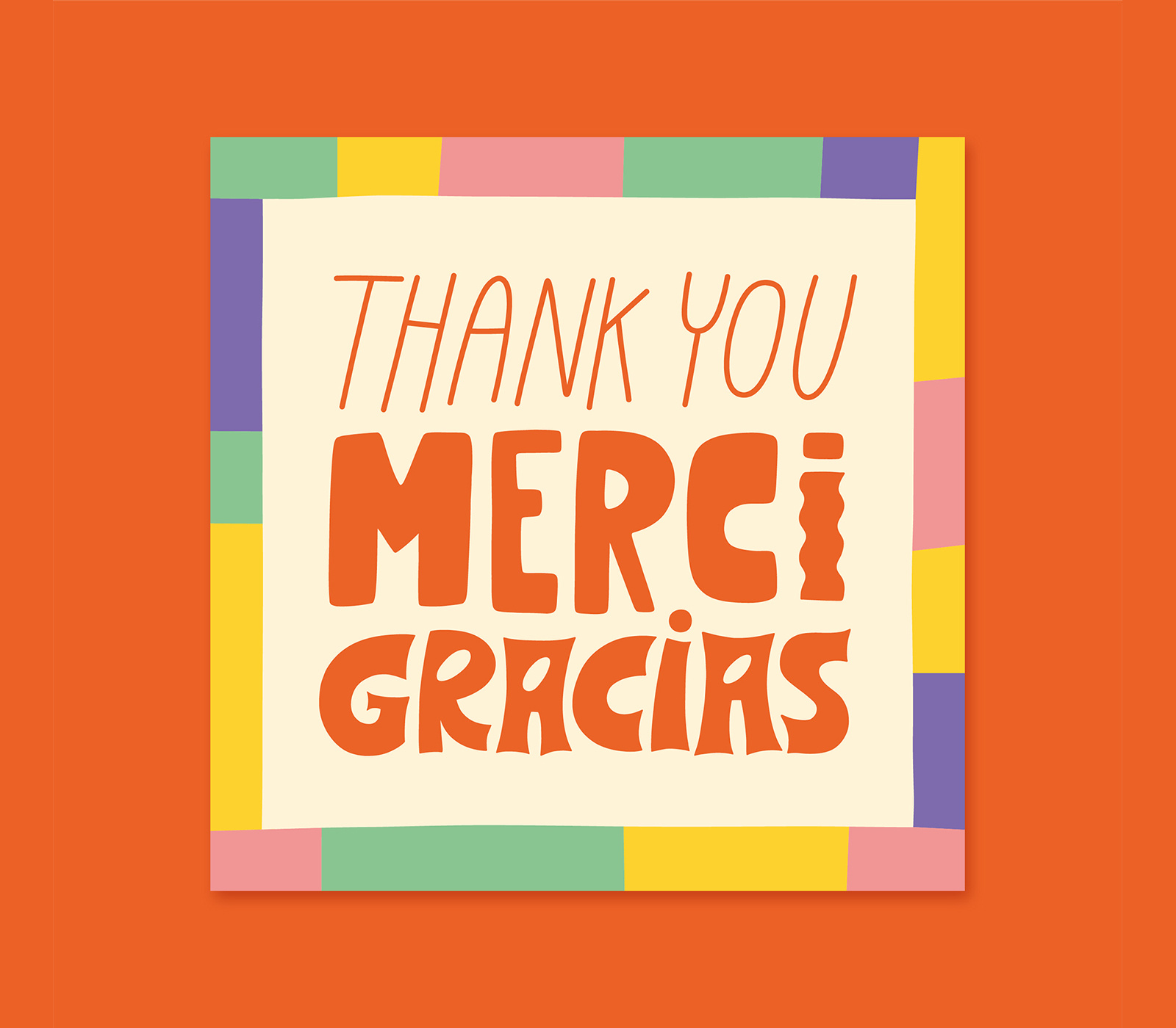 Joyful Greeting Cards bold cheerful colorful congratulations cute fun greeting card happy birthday illustration joyful lettering love print quote thank you typography vector