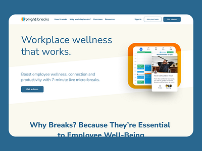 Bright Breaks Website Design branding bright web webdesign