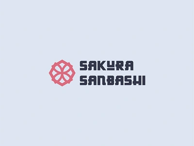 Sakura Sanbashi brand identity graphic design logo visual identity