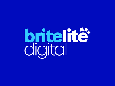 Britelite Digital Logo branding graphic design logo