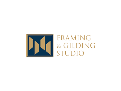 Framing & Gilding Studio branding graphic design logo