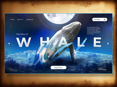 E-Story landing page - Exploration dailyui graphic design photoshop ui uiexploration