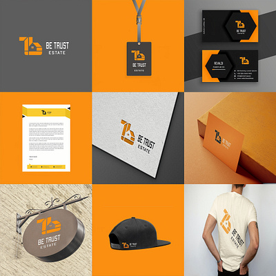 Be Trust Estate be trust estate branding logo merek