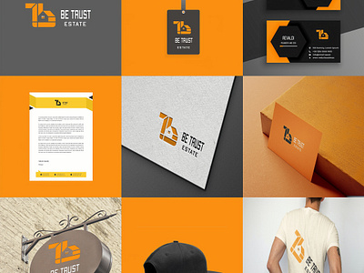 Be Trust Estate be trust estate branding logo merek