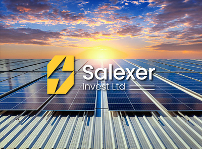 Salexer Solar Brand identity, Logo design brand ide brand identitiy branding graphic design green logo design logo designer power solar solar energy