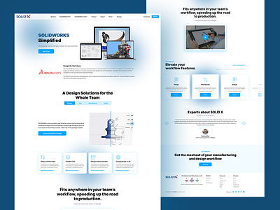 Solid Works design figma figma design figma layout figma mockup figma prototype figma website design ui website concept website design website template