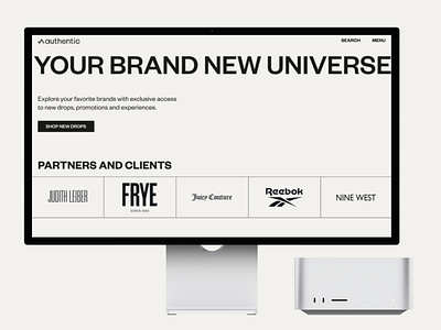 Minimalistic, and clean web design of e-commerce store brand cards clean e comm fashion minimalistic ui ux webdesign