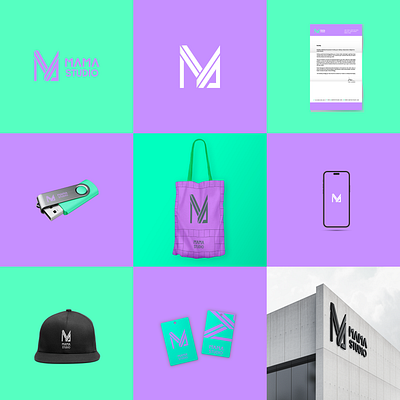 MAMA STUDIO branding desain design logo mama studio merek