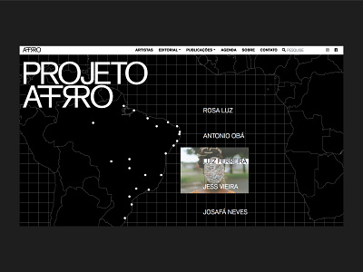 Projeto Afro ui design web design