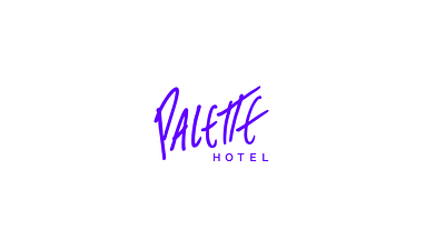 Palette Hotel branding digital art figma graphic design illustration logo typography ui vector visual identity