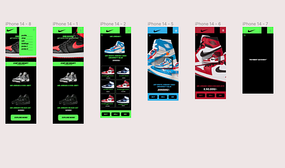 Sneaker Store App UI app branding figma mobileapp motion graphics nike ui uiux ux website