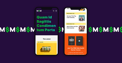Millennial Money Man accessibility design mobile first page speed optimization responsive design ui ux web design