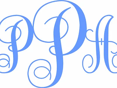 Personal Monogram custom graphic design monogram