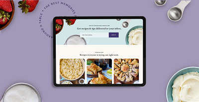 Just a Taste accessibility blog custom wordpress theme food food blog mobile first page speed optimization publishers publishing recipes responsive design ui ux web design