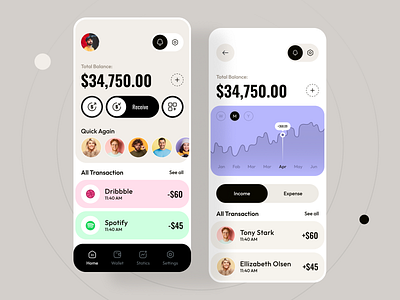 Mobile Banking App app app design app ui bank app banking app card design finance app mobile banking ui ux wallet app
