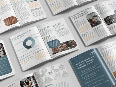 Report Design & Layout booklet editorial layout report