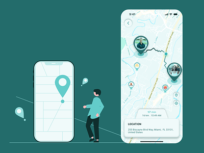 Map Design #DailyUI app dailyui design map design ui ux