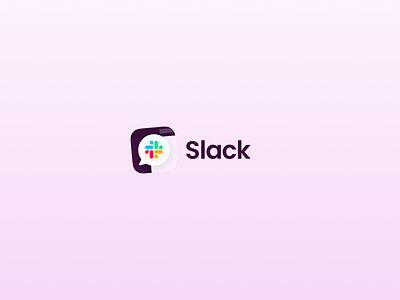 Slack - App icon redesign concept #13 app branding design graphic design illustration logo typography ui ux vector