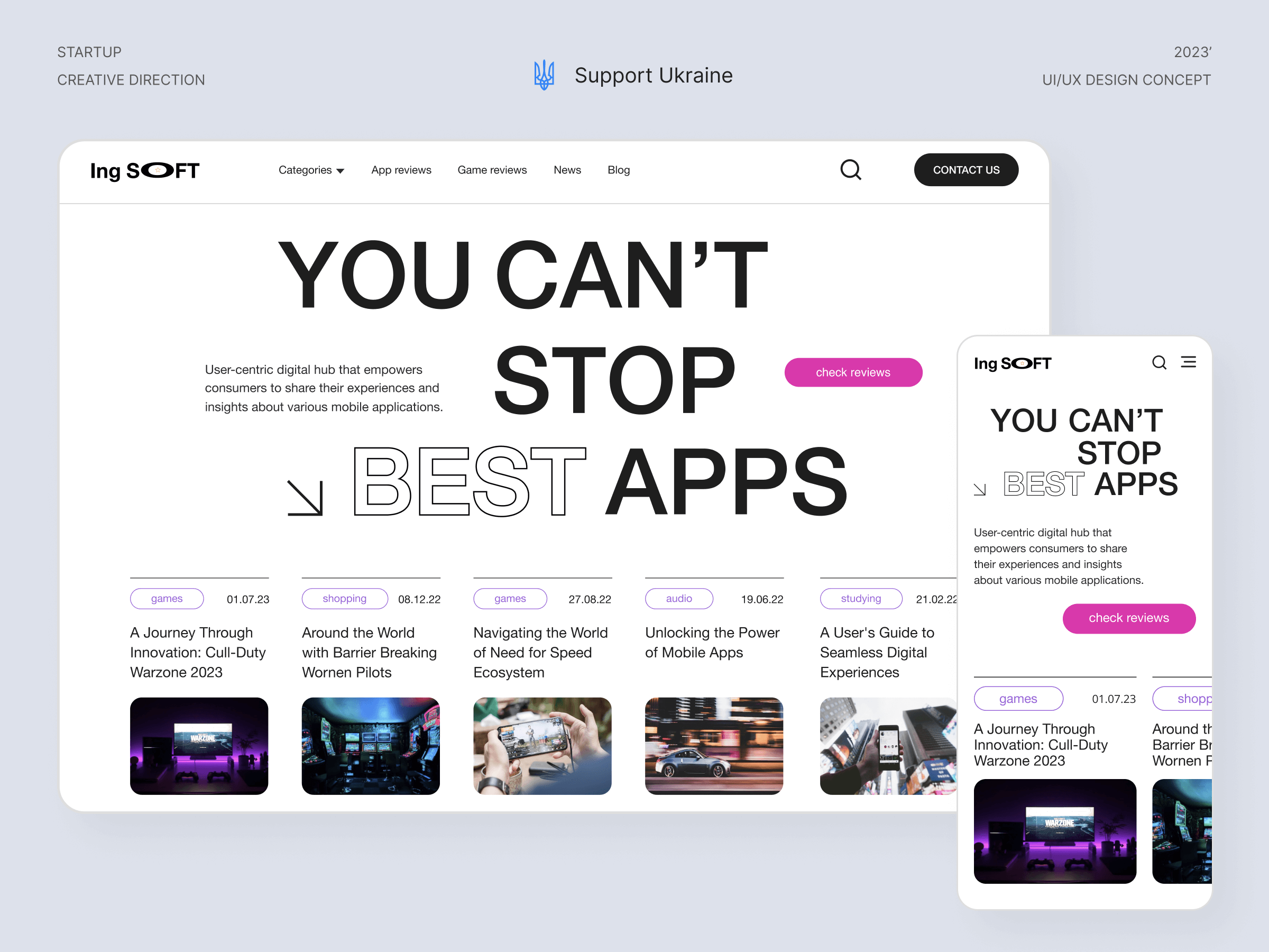 Example of Web Design