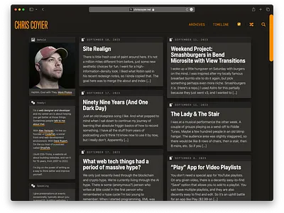 Personal Site Redesign