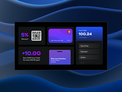 Mobile Wallet Bento 🍱 branding graphic design ui