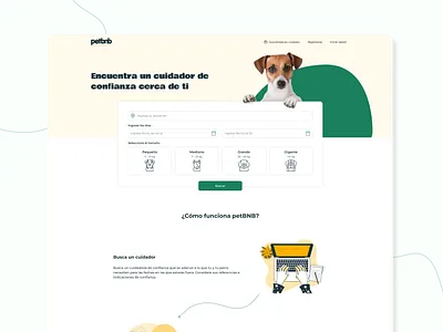 petbnb - chile figma hotel landingpage pet pethotel pets uidesign