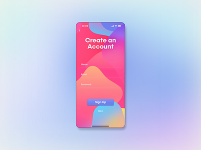 Create Account Page - Hype4 Daily Challenge app create account dailyui design figma phone product design sign up ui ux