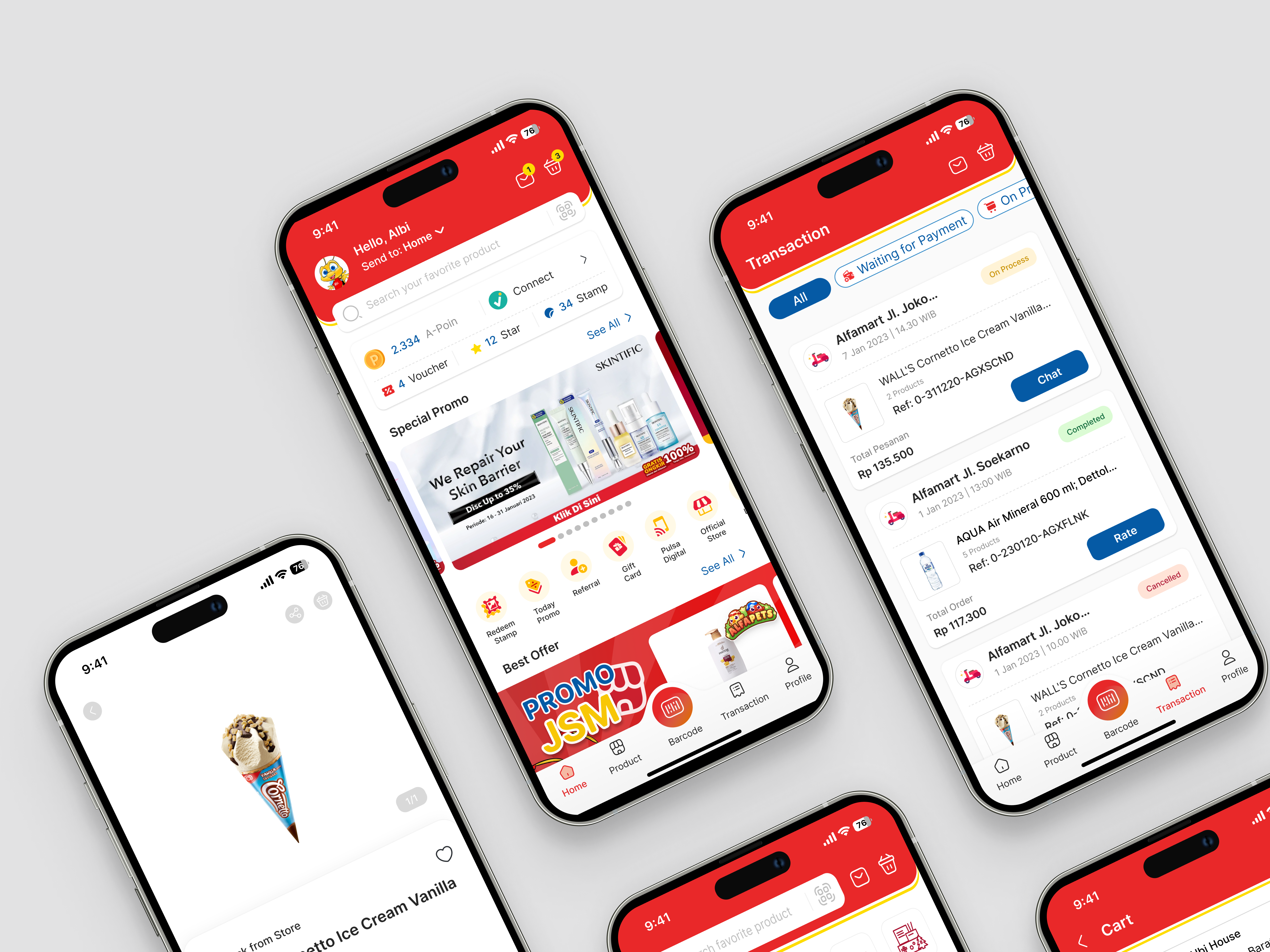 Example of Tailored UI/UX Mobile App Design
