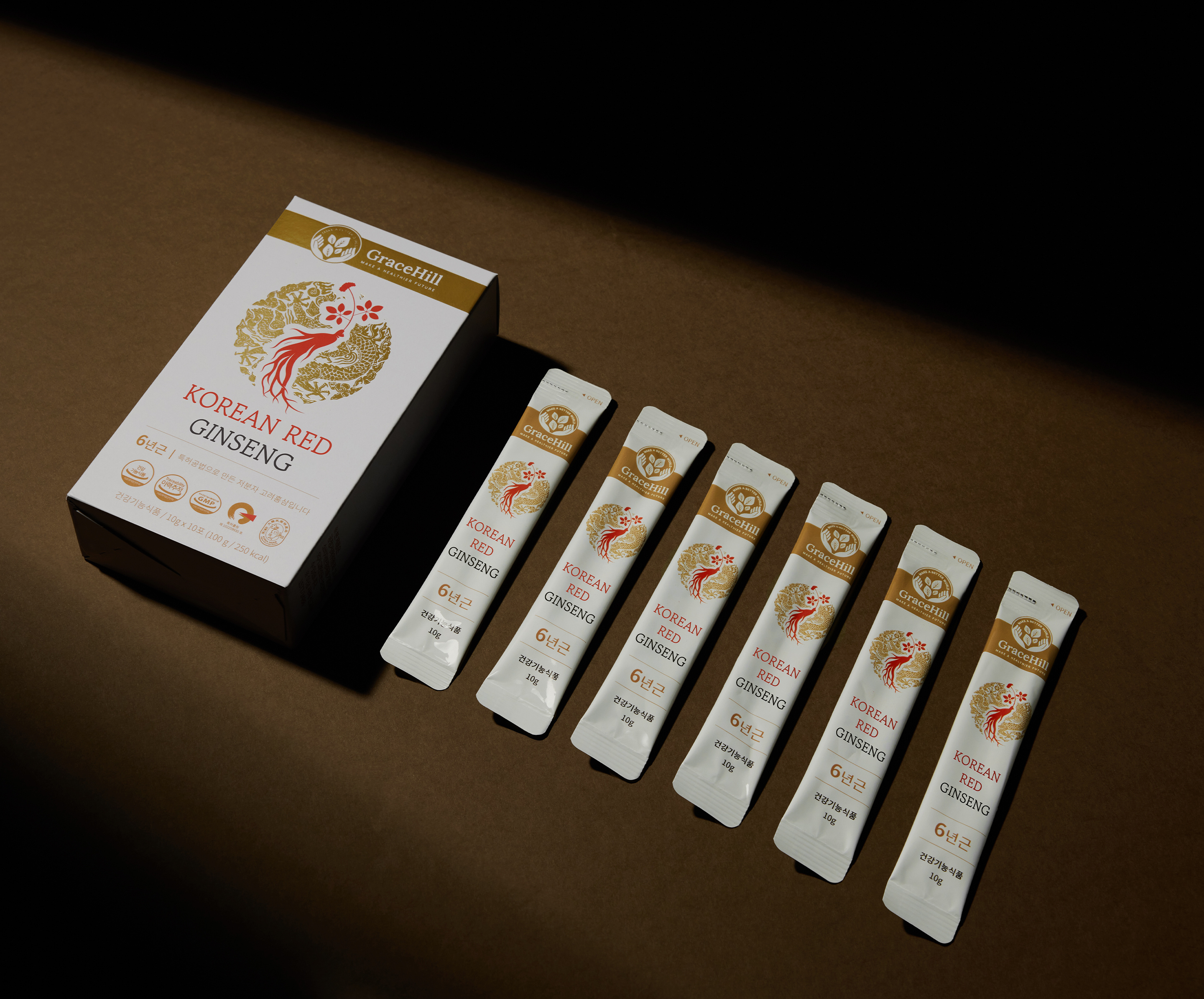 Korean Red Ginseng Packaging Design by Heena Je on Dribbble