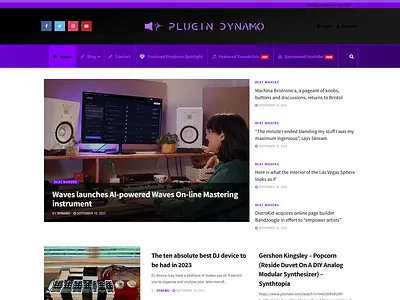 PluginDynamo.com WordPress Musician Plugin Blog beat makers branding graphic design logo design music producer blog producers web design wordpress