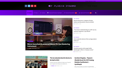 PluginDynamo.com WordPress Musician Plugin Blog beat makers branding graphic design logo design music producer blog producers web design wordpress