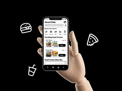 Street Side App - Concept adobe app branding clean design figma graphic design iconography logo minimal ui ux