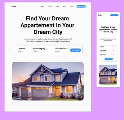 Housing Website Design branding design graphic design illustration logo metaverse ui ux vector webdesign