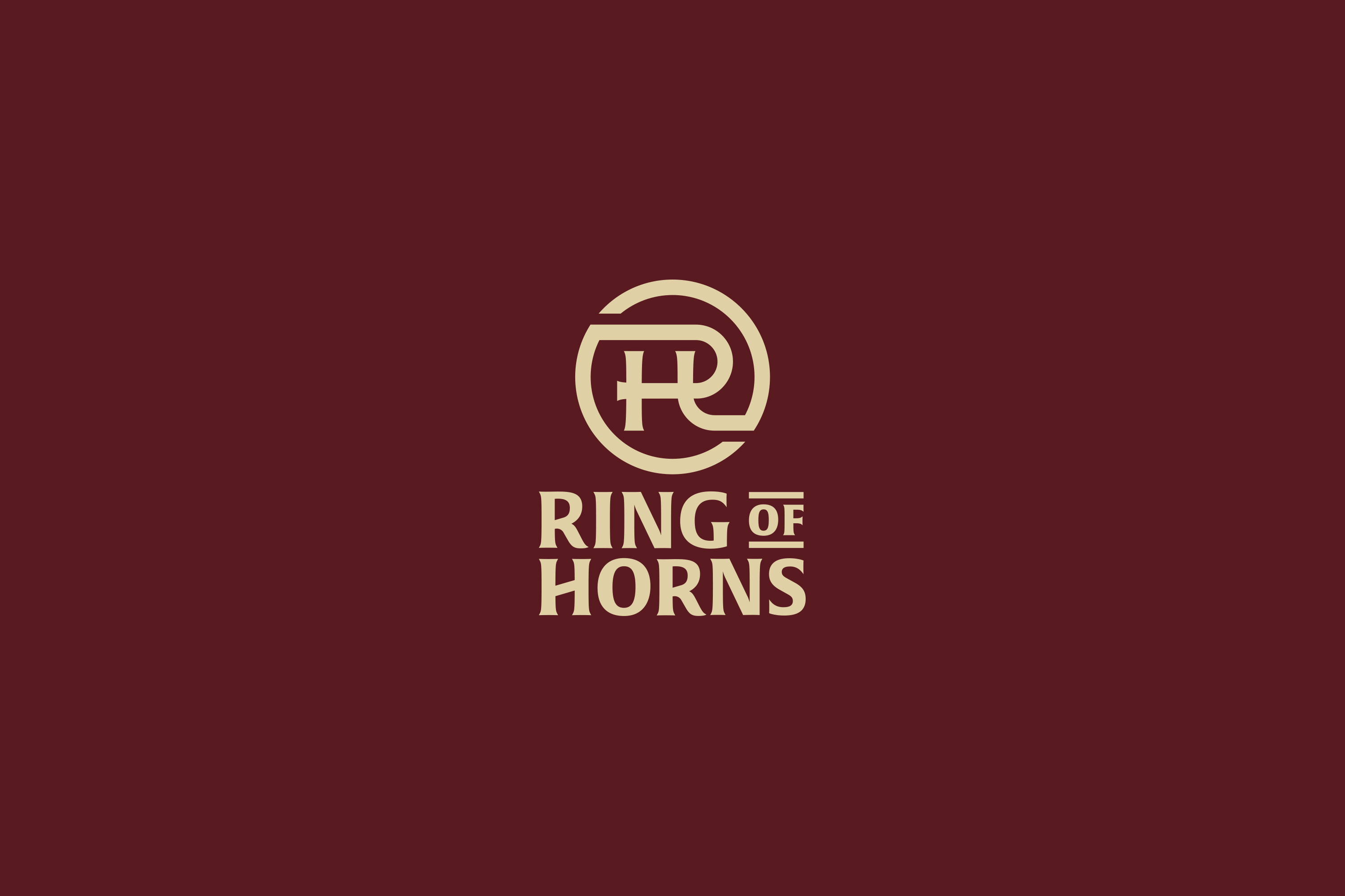 Ring Of Horns brand brand design brand identity brand identity design branding design designer identity design logo logo designer logodesign visual identity