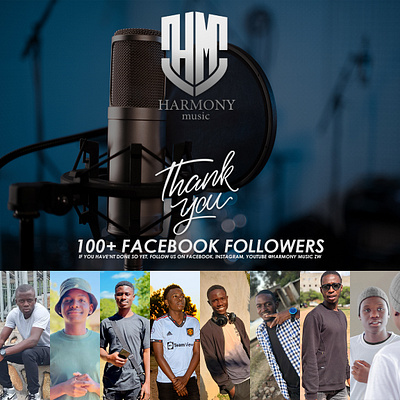 Facebook Followers 100 acapella appreciation post designer dribble euphonic harmony facebook facebook followers facebook page follower kanma arts kanmaarts music one hundred followers page thank you
