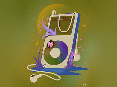 iPod Classic apple character classic colors design illustration ipod music old procreate thecamiloes