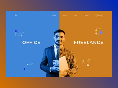 Concept Office / Freelance concept freelance office ui