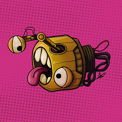 The Torque Monster cartoon cartoon character design digital drawing graphic design illustration logo profile picture