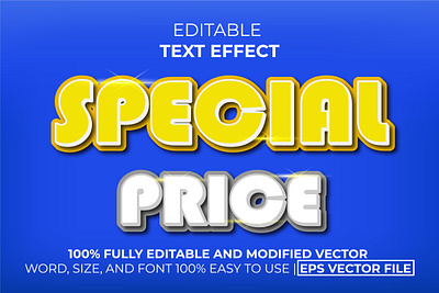 Special Price Text Effect modern
