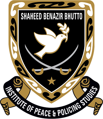 Logo design for State Police Department's University branding graphic design logo
