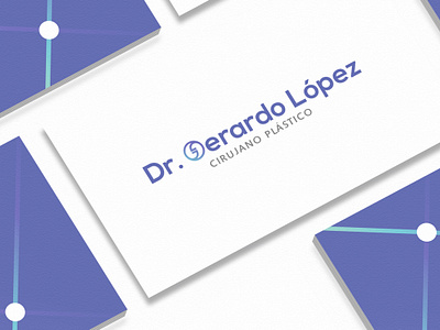 Dr. Gerardo López - Plastic Surgeon branding graphic design logo