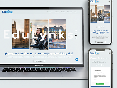 EduLynks - Study abroad design webdesign wordpress