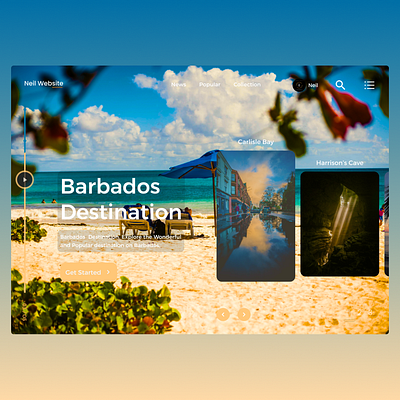 Barbados Web Design app appdesign branding design illustration logo ui uidesign ux uxdesign