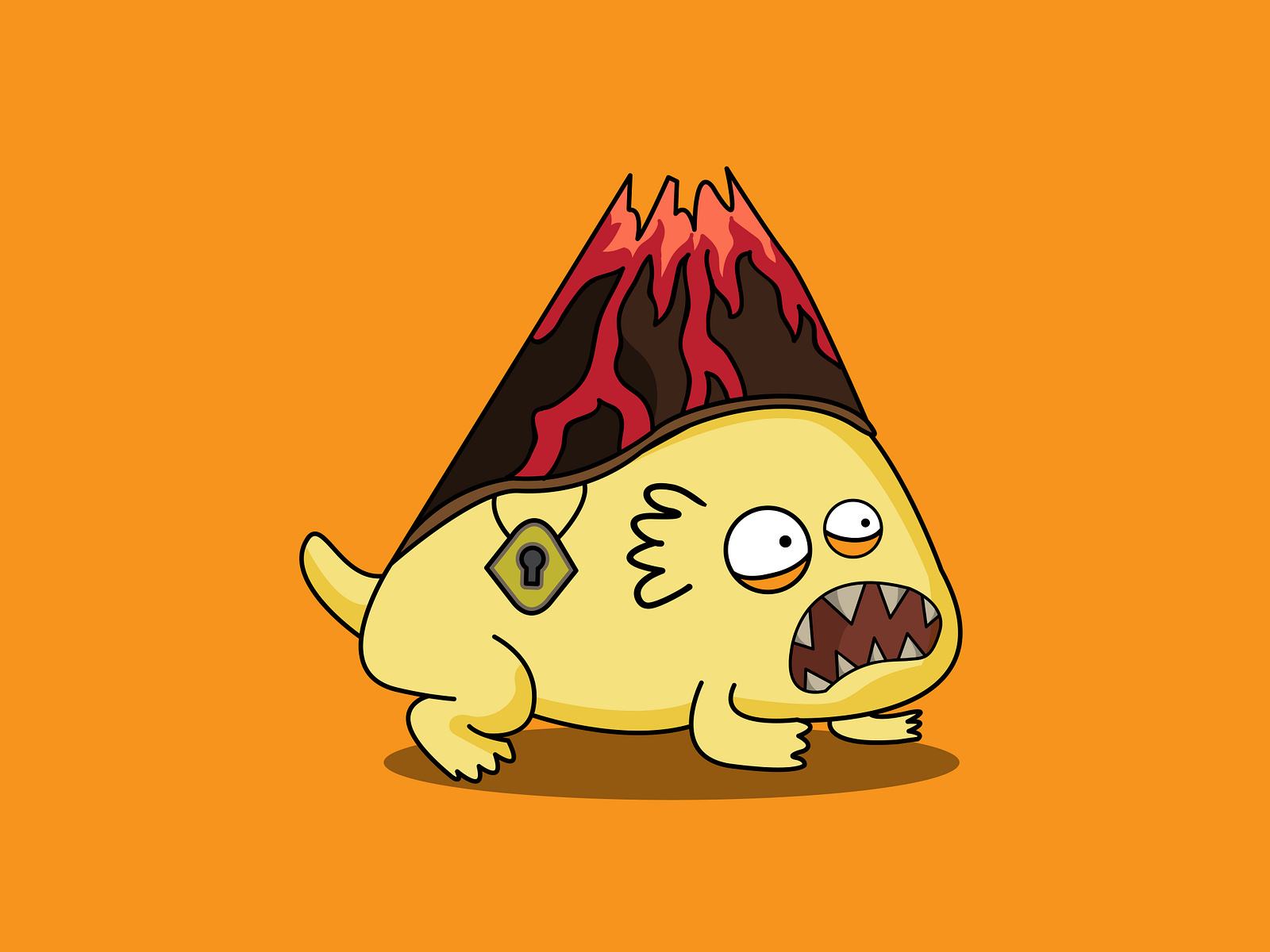 Lava Turtle by VerdaZhaf_ on Dribbble