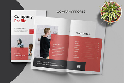 Company Profile 12 Pages brochure template